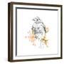 Robin Sketch II-Emma Scarvey-Framed Art Print