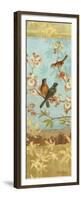 Robins and Blooms Panel-Pamela Gladding-Framed Premium Giclee Print