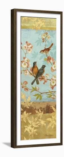 Robins and Blooms Panel-Pamela Gladding-Framed Premium Giclee Print