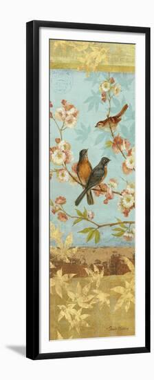 Robins and Blooms Panel-Pamela Gladding-Framed Premium Giclee Print