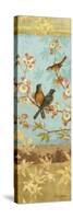 Robins and Blooms Panel-Pamela Gladding-Stretched Canvas