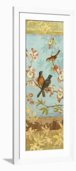 Robins & Blooms Panel-Pamela Gladding-Framed Art Print