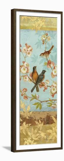 Robins & Blooms Panel-Pamela Gladding-Framed Art Print