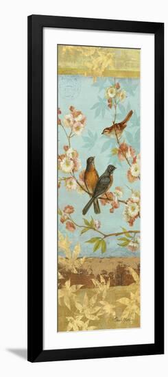 Robins & Blooms Panel-Pamela Gladding-Framed Art Print