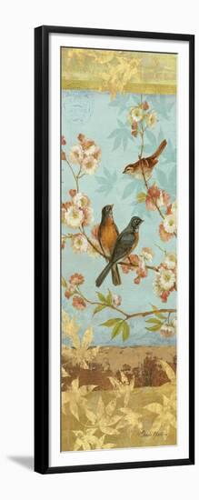 Robins & Blooms Panel-Pamela Gladding-Framed Art Print