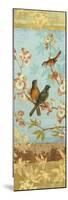 Robins & Blooms Panel-Pamela Gladding-Mounted Art Print