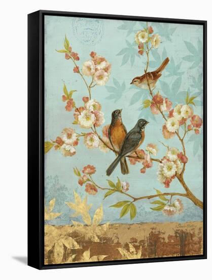 Robins & Blooms-Pamela Gladding-Framed Stretched Canvas