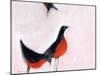 Robins from Memory-Janel Bragg-Mounted Art Print