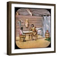 Robinson Crusoe, 20th Century-null-Framed Giclee Print