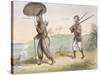 Robinson Crusoe and His Man Friday, Published June 3rd 1840-John Doyle-Stretched Canvas