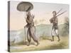 Robinson Crusoe and His Man Friday, Published June 3rd 1840-John Doyle-Stretched Canvas