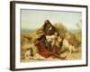 Robinson Crusoe and His Man Friday-John Charles Dollman-Framed Giclee Print