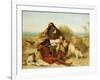 Robinson Crusoe and His Man Friday-John Charles Dollman-Framed Giclee Print