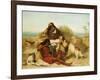 Robinson Crusoe and His Man Friday-John Charles Dollman-Framed Giclee Print