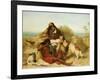 Robinson Crusoe and His Man Friday-John Charles Dollman-Framed Giclee Print