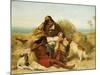 Robinson Crusoe and His Man Friday-John Charles Dollman-Mounted Giclee Print