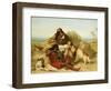 Robinson Crusoe and His Man Friday-John Charles Dollman-Framed Giclee Print