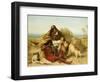 Robinson Crusoe and His Man Friday-John Charles Dollman-Framed Giclee Print