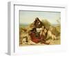 Robinson Crusoe and His Man Friday-John Charles Dollman-Framed Giclee Print