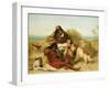 Robinson Crusoe and His Man Friday-John Charles Dollman-Framed Giclee Print