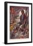 Robinson Crusoe and His Pets, from Adventures of Robinson Crusoe, Published 1908-null-Framed Giclee Print