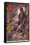 Robinson Crusoe and His Pets, from Adventures of Robinson Crusoe, Published 1908-null-Framed Stretched Canvas