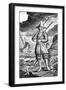 Robinson Crusoe, C1719-null-Framed Giclee Print