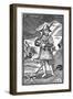 Robinson Crusoe, Chapbook Cut, 18th Century-null-Framed Giclee Print