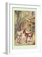 Robinson Crusoe: Having No Victuals to Eat, I Killed a She-Goat-Milo Winter-Framed Art Print