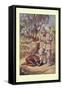 Robinson Crusoe: He Lays His Head Flat on the Ground-Milo Winter-Framed Stretched Canvas