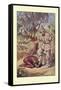 Robinson Crusoe: He Lays His Head Flat on the Ground-Milo Winter-Framed Stretched Canvas