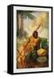 Robinson Crusoe: I Did My Utmost to Keep the Chests in Their Places-Frank Goodwin-Framed Stretched Canvas