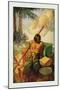 Robinson Crusoe: I Did My Utmost to Keep the Chests in Their Places-Frank Goodwin-Mounted Art Print