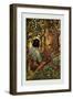 Robinson Crusoe: I Jumped Up and Went Out Through My Little Grove-Frank Goodwin-Framed Art Print