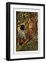 Robinson Crusoe: I Jumped Up and Went Out Through My Little Grove-Frank Goodwin-Framed Art Print