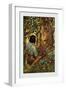 Robinson Crusoe: I Jumped Up and Went Out Through My Little Grove-Frank Goodwin-Framed Art Print