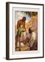 Robinson Crusoe: I Made Friday a Jacket of Goat Skin-Frank Goodwin-Framed Art Print