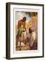 Robinson Crusoe: I Made Friday a Jacket of Goat Skin-Frank Goodwin-Framed Art Print