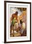 Robinson Crusoe: I Made Friday a Jacket of Goat Skin-Frank Goodwin-Framed Art Print