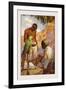 Robinson Crusoe: I Made Friday a Jacket of Goat Skin-Frank Goodwin-Framed Art Print