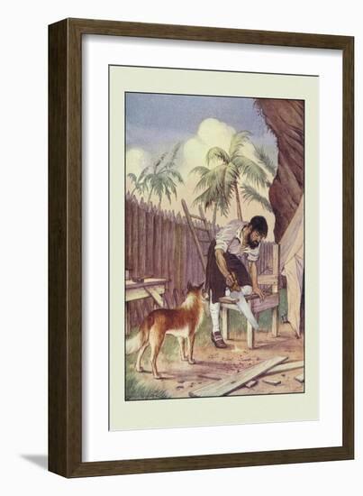 Robinson Crusoe: I Made Me a Table-Milo Winter-Framed Art Print