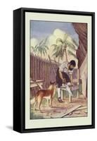 Robinson Crusoe: I Made Me a Table-Milo Winter-Framed Stretched Canvas