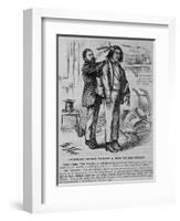 Robinson Crusoe Making a Man of His Friday. Indian Chief. Mr. President, We Call Here To-Day to O-null-Framed Giclee Print