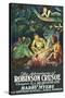 Robinson Crusoe - No Greater Love-null-Stretched Canvas