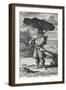 Robinson Crusoe, Novel by Daniel Defoe-null-Framed Giclee Print