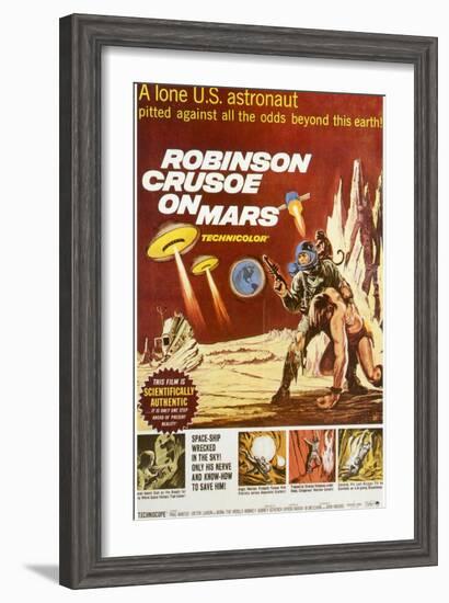 Robinson Crusoe on Mars, 1964-null-Framed Art Print