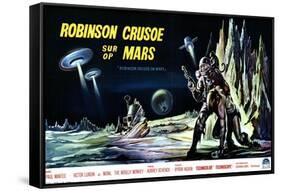 Robinson Crusoe on Mars, Belgian Movie Poster, 1964-null-Framed Stretched Canvas