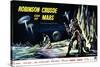 Robinson Crusoe on Mars, Belgian Movie Poster, 1964-null-Stretched Canvas