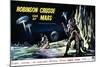 Robinson Crusoe on Mars, Belgian Movie Poster, 1964-null-Mounted Art Print