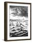 Robinson Crusoe Shipwrecked at Yarmouth, C1719-null-Framed Premium Giclee Print